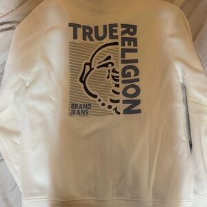 True Religion Cream Hoodie